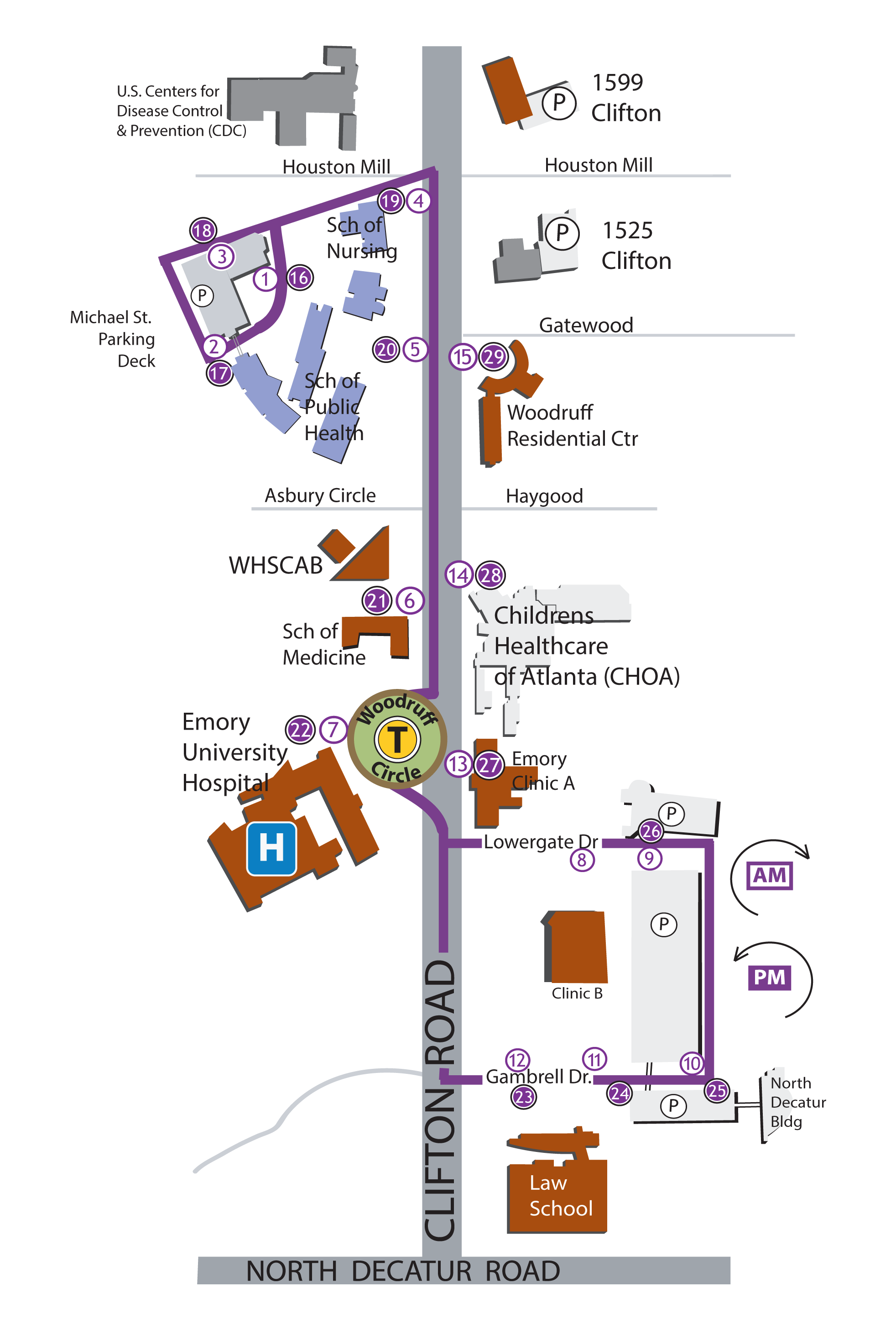 M Route | Emory Transportation